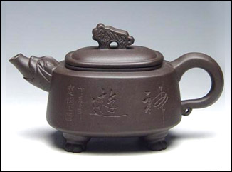 黑虎--紫泥茶壺