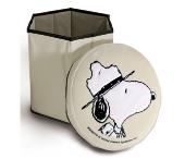 史努比溫馨收納凳