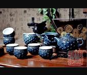 十頭浮雕茶具
