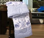 青花古韻蠶絲被