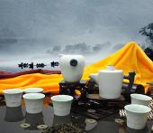 雪花 古禪八件套