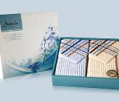 簡約雙條毛巾禮盒