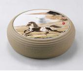 志在千里-扁瓶茶葉罐