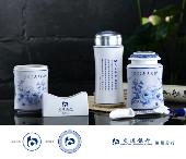 濱州交通銀行-保溫杯茶葉罐五件套B
