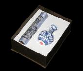 元青花瓷瓶兩件套