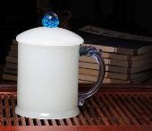 琉璃白玉大龍杯