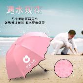 遇水開花晴雨兩用黑膠傘