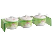 嘉豪3.5寸調(diào)味盅配匙6件套