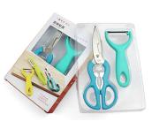 瓜刨多用廚房剪刀兩件套 人壽禮品