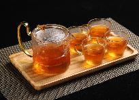 趣優(yōu)家錘紋玻璃茶具一壺六杯細紋B款